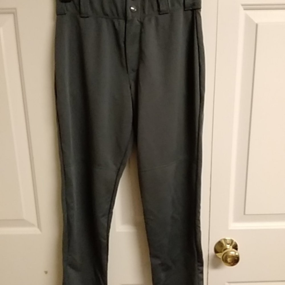 Baseball pants,  Alleson, size Large youth, dark gray,  new condition